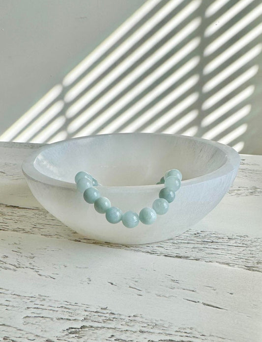 Natural Aquamarine Crystal Bracelet