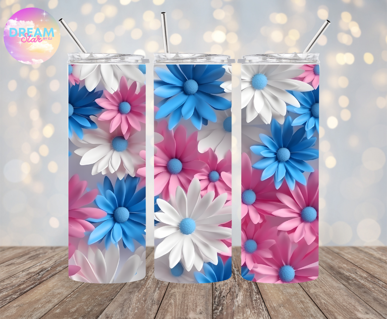 Colorful Daisy Tumbler