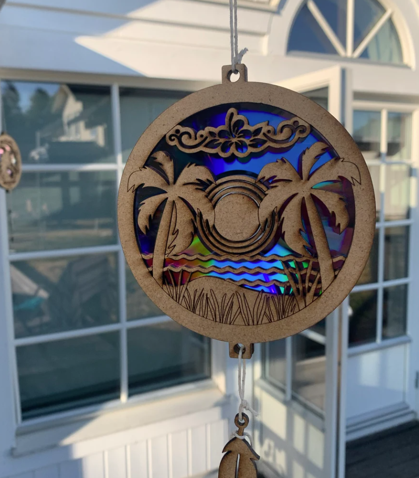 Tropical Beach Suncatcher